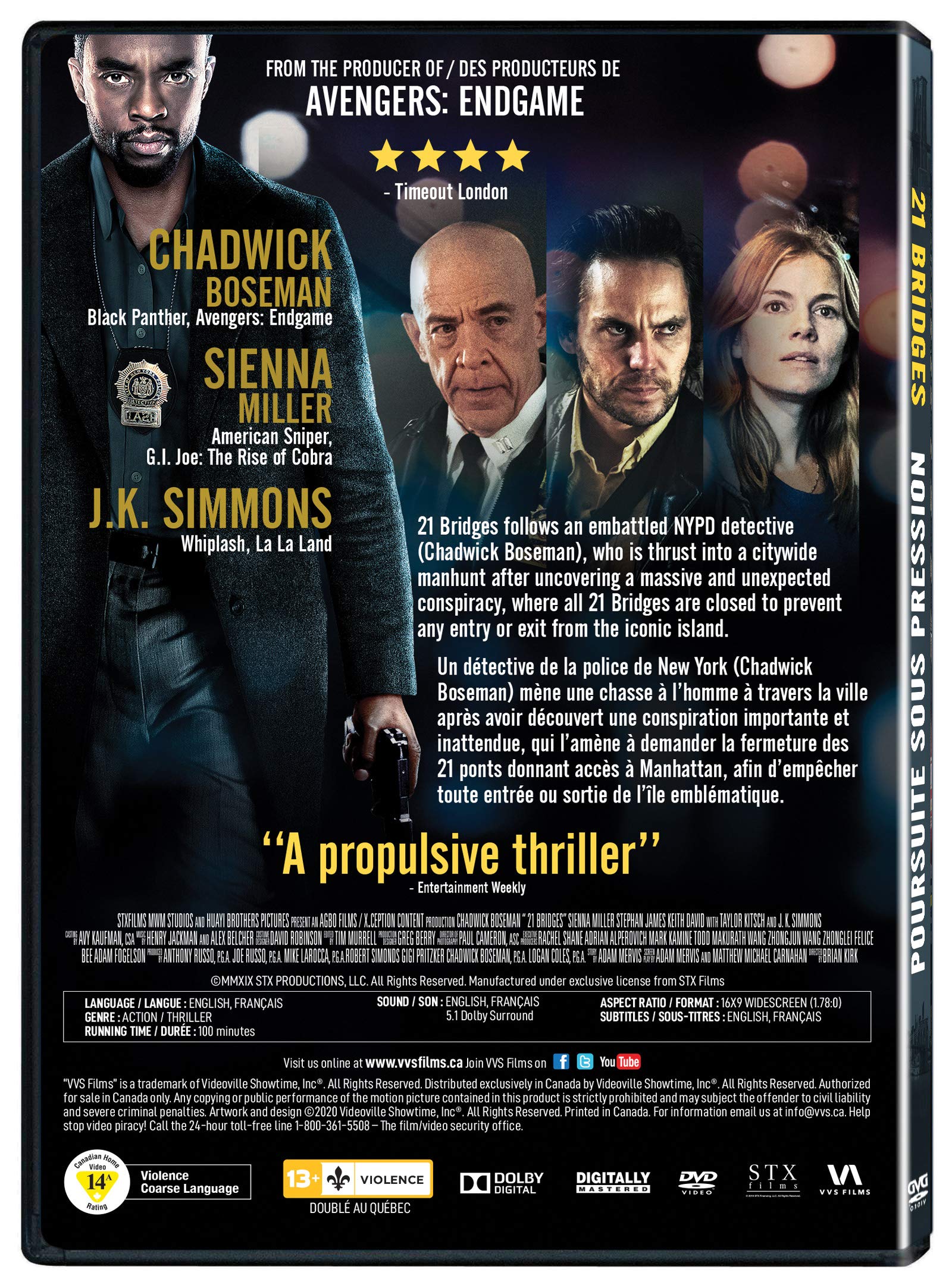 21 Bridges - DVD