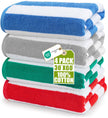 Utopia Towels 4 Pack Cabana Stripe Beach Towels (30x60 inches) - 100% Ring Spun Cotton Large Pool Towels, Soft and Quick Dry Swim Towels (Blue,Grey,Red,Green) 🍁 All In One Marketplace Canada