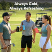 DUALIE 3 in 1 Insulated Can Cooler - Universal Size for 12 oz Cans, Slim Cans, and Bottles - Glacier 🍁 All In One Marketplace Canada
