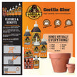 Gorilla Glue Original Minis Four Pack, 100% Waterproof, Indoor & Outdoor, Polyurethane Glue, Versatile Bonding Adhesive, Easy Application Nozzle, 4 - 3g Tubes (Pack of 1) 🍁 All In One Marketplace Canada