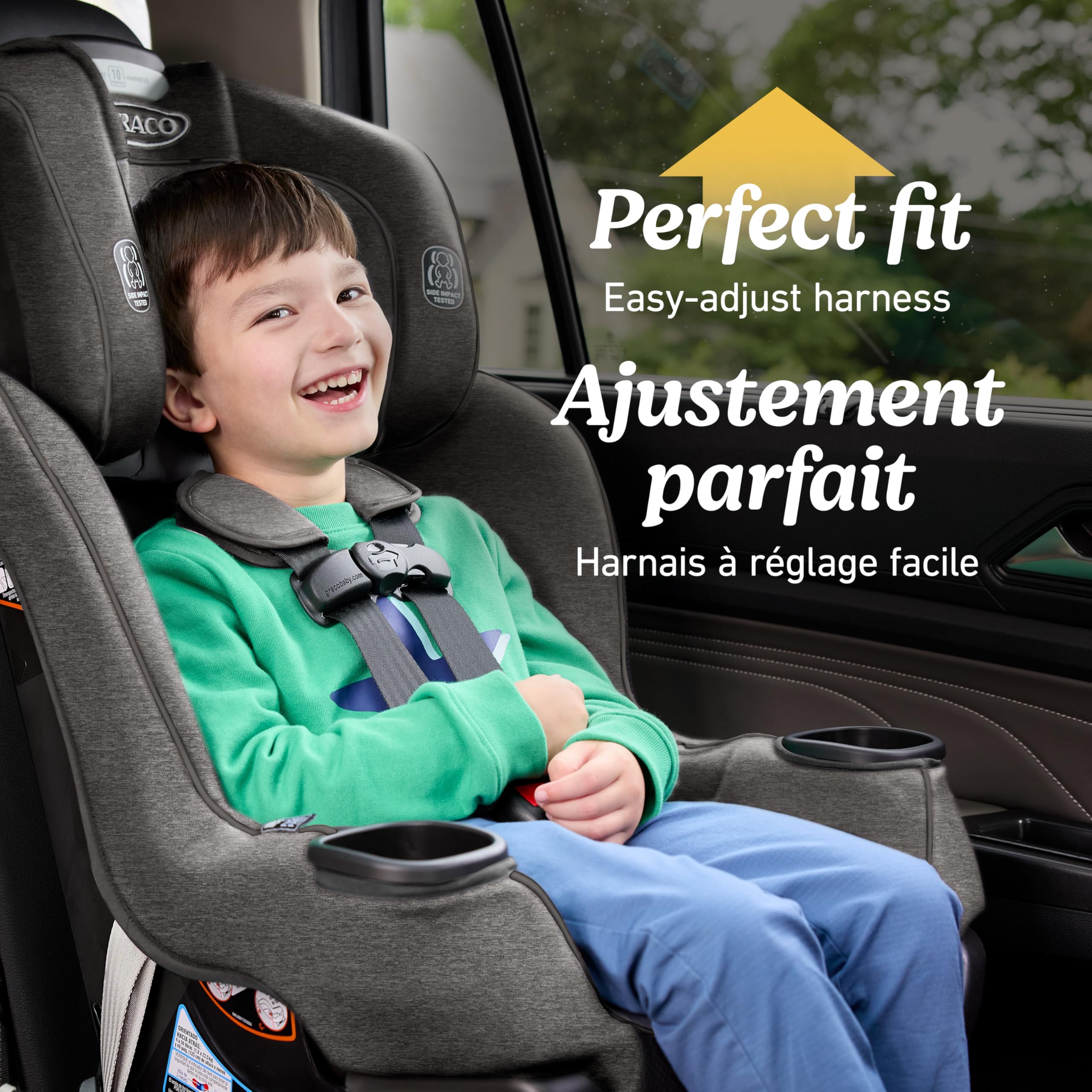 Graco Extend2Fit Convertible Car Seat, Ashten 🍁 All In One Marketplace Canada