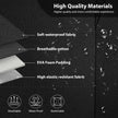 CAR Pass Neoprene Waterproof Two Front Car Seat Covers Set- Universal Fit for Vehicles, Airbag Compatiable(Black) 🍁 All In One Marketplace Canada