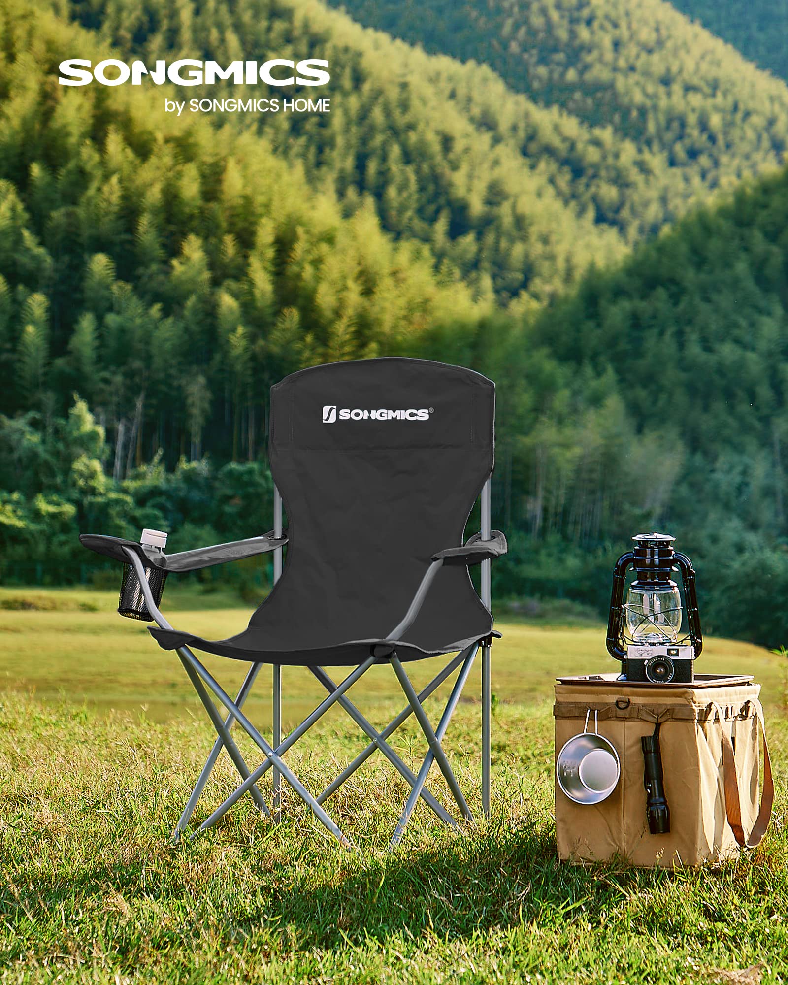 SONGMICS Set of 2 Folding Camping Chairs, Max. Load Capacity 330 lb 🍁 All In One Marketplace Canada