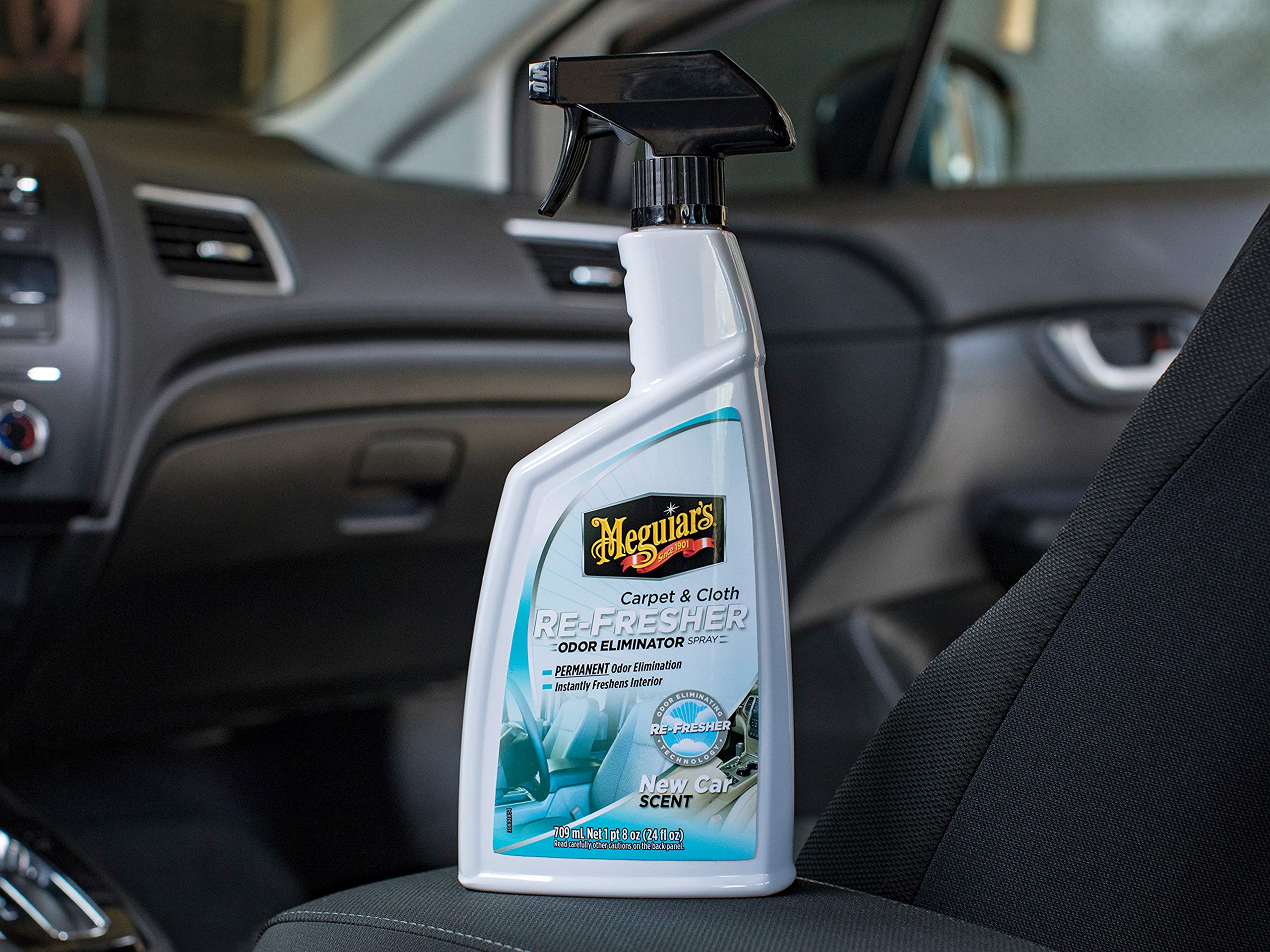 Meguiar’s Carpet & Cloth Re-Fresher Odor Eliminator Spray - Interior Fabric Odor Eliminator - Permanently Eliminates Odors & Freshens Fabrics in your Car, Easy to Use Trigger Spray, 24 Oz 🍁 All In One Marketplace Canada