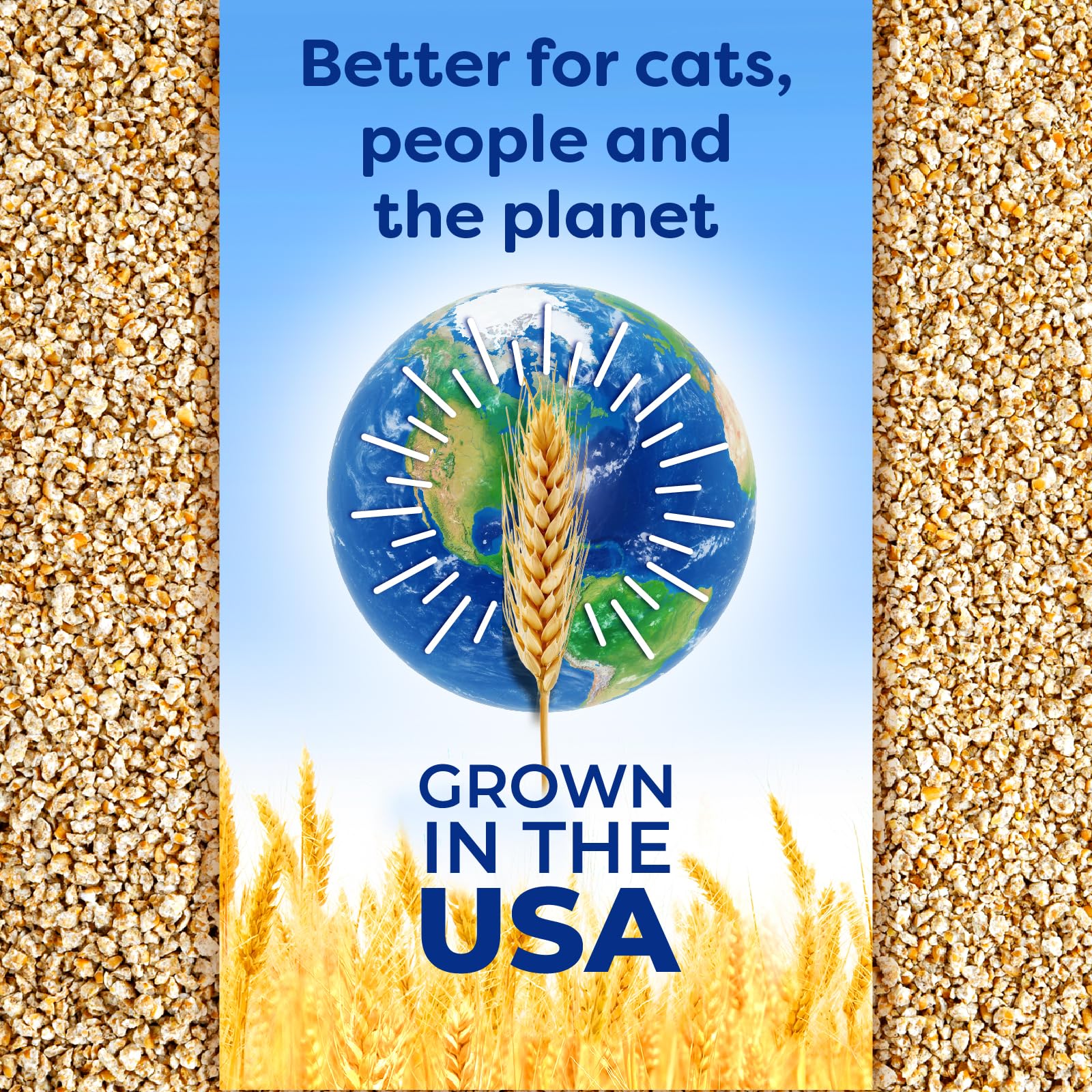 sWheat Scoop Natural Wheat Multi-Cat Litter, Superior Clumping with Odor Neutralizing Enzymes, 25 Pound Bag 🍁 All In One Marketplace Canada