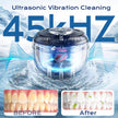 Ultrasonic Retainer Cleaner(2026 Upgraded), 45kHz Cleaning Machine for Dentures, Mouth Guards, Braces, Toothbrush & Jewelry, 200ML Denture Cleaner with 4 Modes for Denture Appliances 🍁 All In One Marketplace Canada