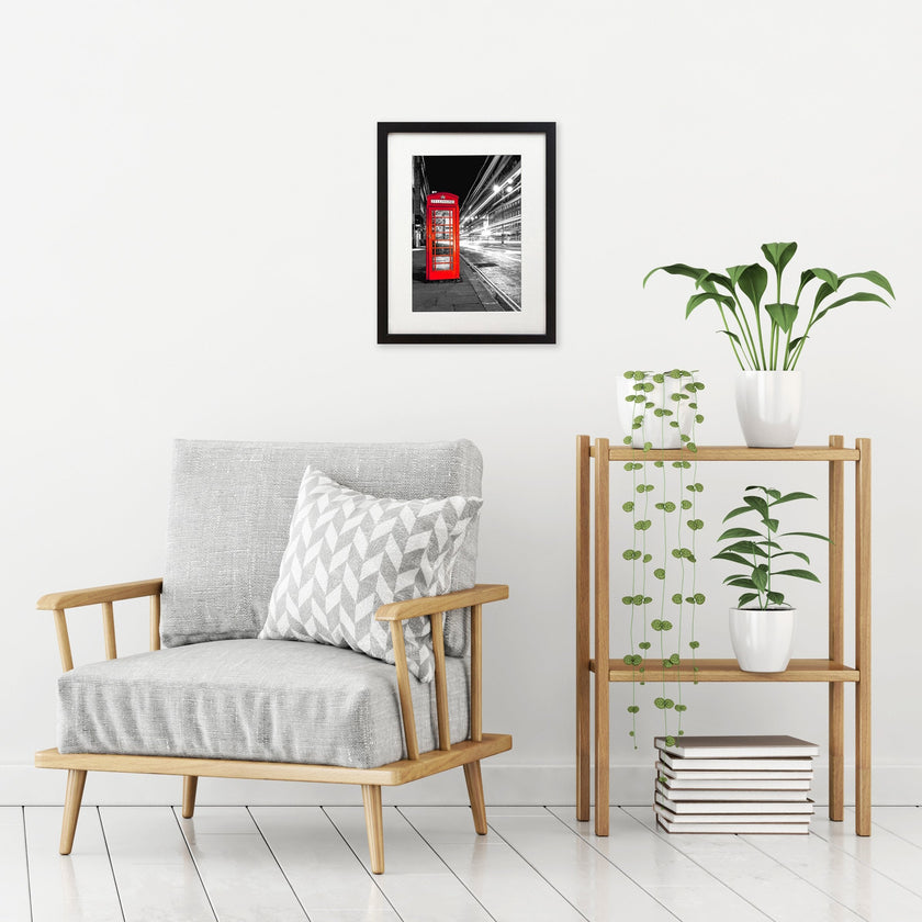 Americanflat 11x14 Picture Frame with Shatter-Resistant Glass - Use as 8x10 Frame with Mat or Display 11x14 Photo Without Mat - Signature Collection - Picture Frames for Wall Display - Black 🍁 All In One Marketplace Canada