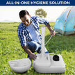 SereneLife, Portable Sink, Camping Hand Wash Basin with Water Tank and Rolling Wheels, Perfect for Indoor and Outdoor Use, Events, Worksites and More 🍁 All In One Marketplace Canada