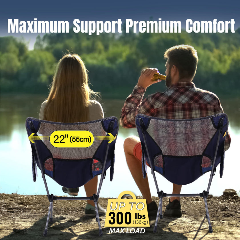 TREKOLOGY lightweight Camping Chairs for Adults - Compact & Ultralight Portablefor for Outdoor Adventures, Hiking, Backpacking – Comfortable Chaise Camping Compacte & Durable YIZI GO Chaise de Camping 🍁 All In One Marketplace Canada