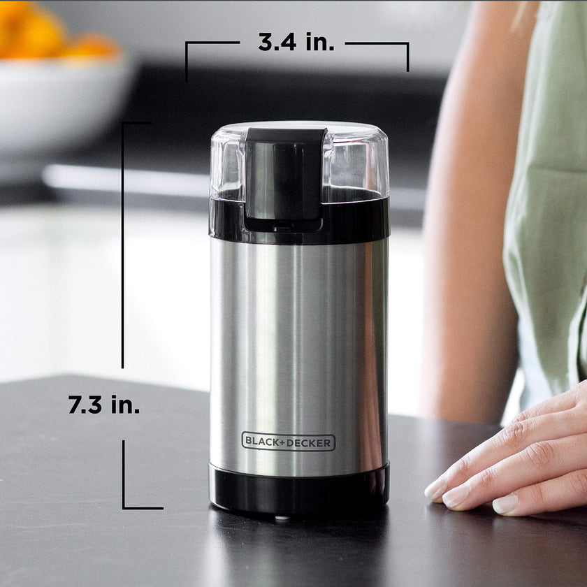 Black & Decker CBG110SC Easy Touch Electric Smartgrind Coffee & Spice Grinder, Black 🍁 All In One Marketplace Canada
