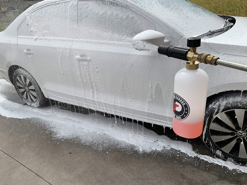 Tool Daily Foam Cannon with 1/4’’ Quick Connector, 1 Liter, 5 Pressure Washer Nozzle Tips 🍁 All In One Marketplace Canada