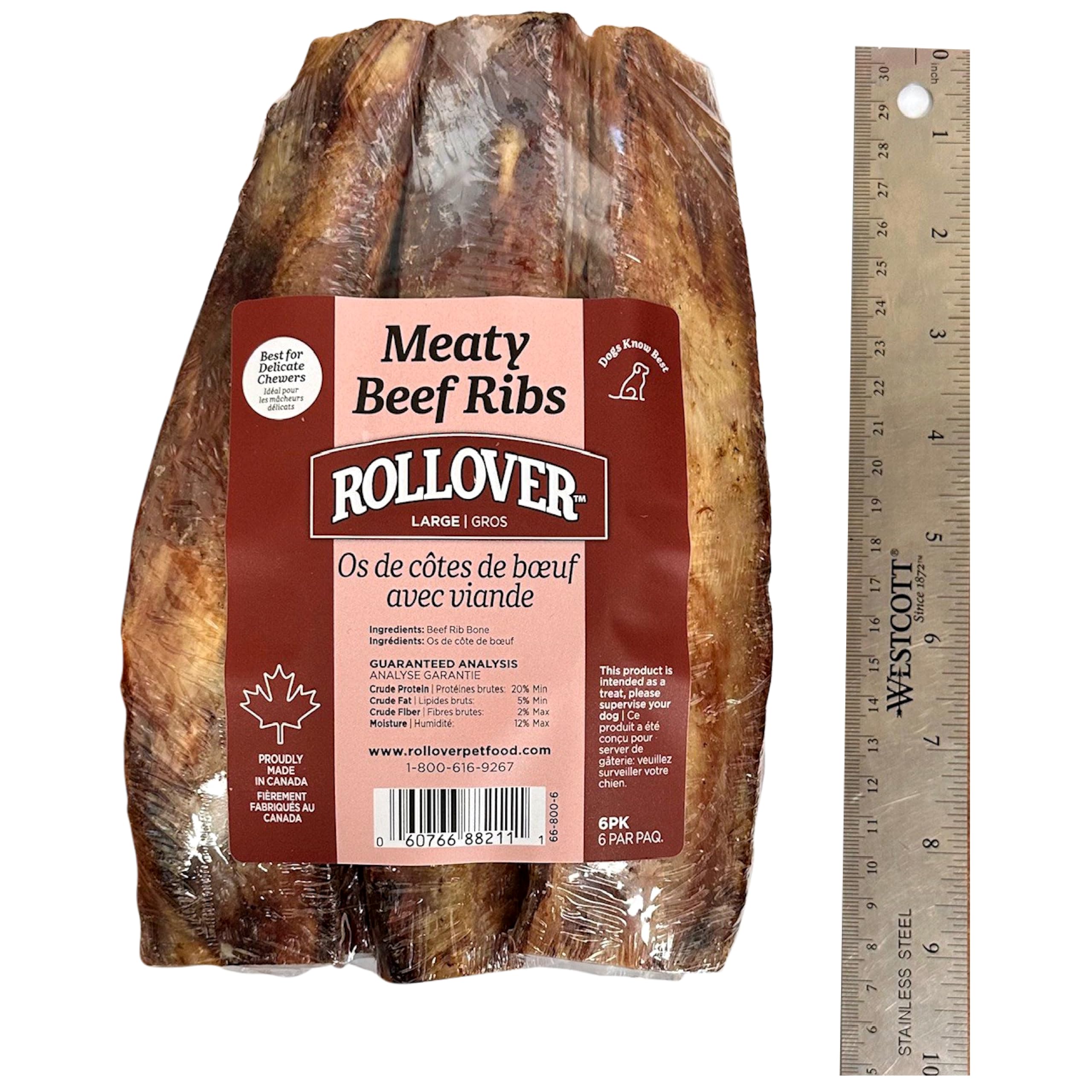 Rollover Large Meaty Beef Ribs - 6pk 🍁 All In One Marketplace Canada