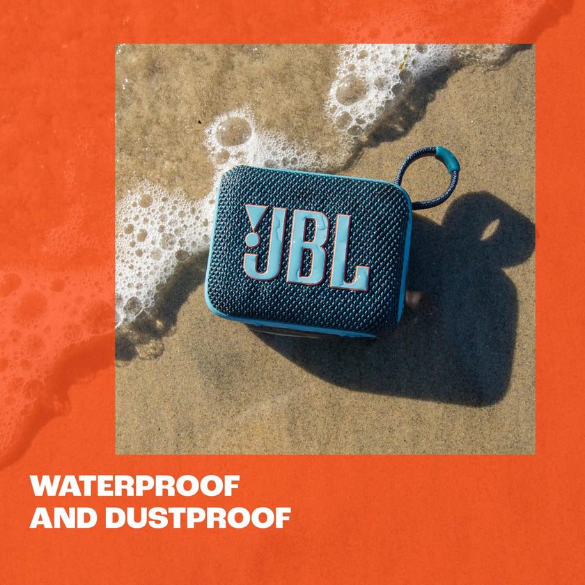 JBL Go 4 - Ultra-Portable, Waterproof and Dustproof Bluetooth Speaker, 7-Hour Built-in Battery, Made in Part with Recycled Materials (Black) 🍁 All In One Marketplace Canada