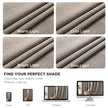 CUCRAF 100% Blackout Window Curtains 84 inches Long 2 Panels Set, Faux Linen Look Thermal Insulated Grommet Drapes, Room Darkening Curtain for Bedroom Living Room(W52 x L84 Inch, Light Khaki) 🍁 All In One Marketplace Canada
