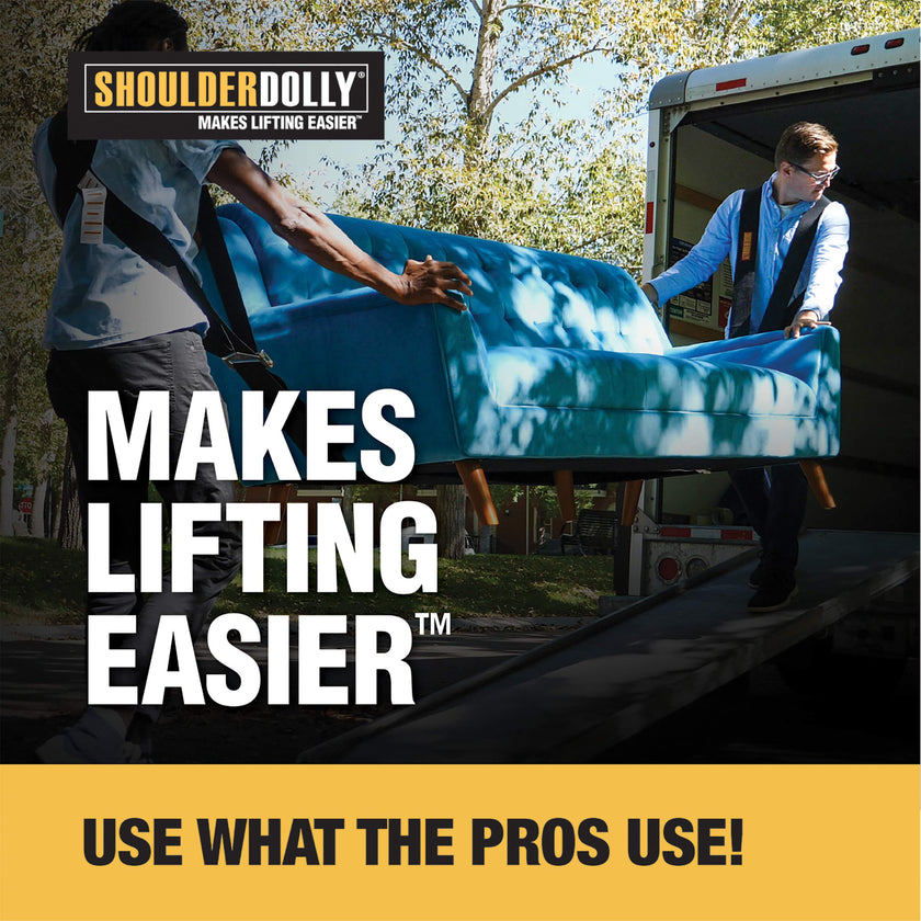 SHOULDER DOLLY Moving Straps - Lifting Strap for 2 Movers - Move, Lift, Carry, And Secure Furniture, Appliances, Heavy, Bulky Objects Safely, Efficiently, More Easily Like The Pros - Essential Moving Supplies - LD1000 🍁 All In One Marketplace Canada