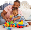 MEGA BLOKS First Builders Toddler Building Blocks Toy Set, ABC Musical Train with 50 Pieces, Music and Sounds, Ages 1+ Years 🍁 All In One Marketplace Canada