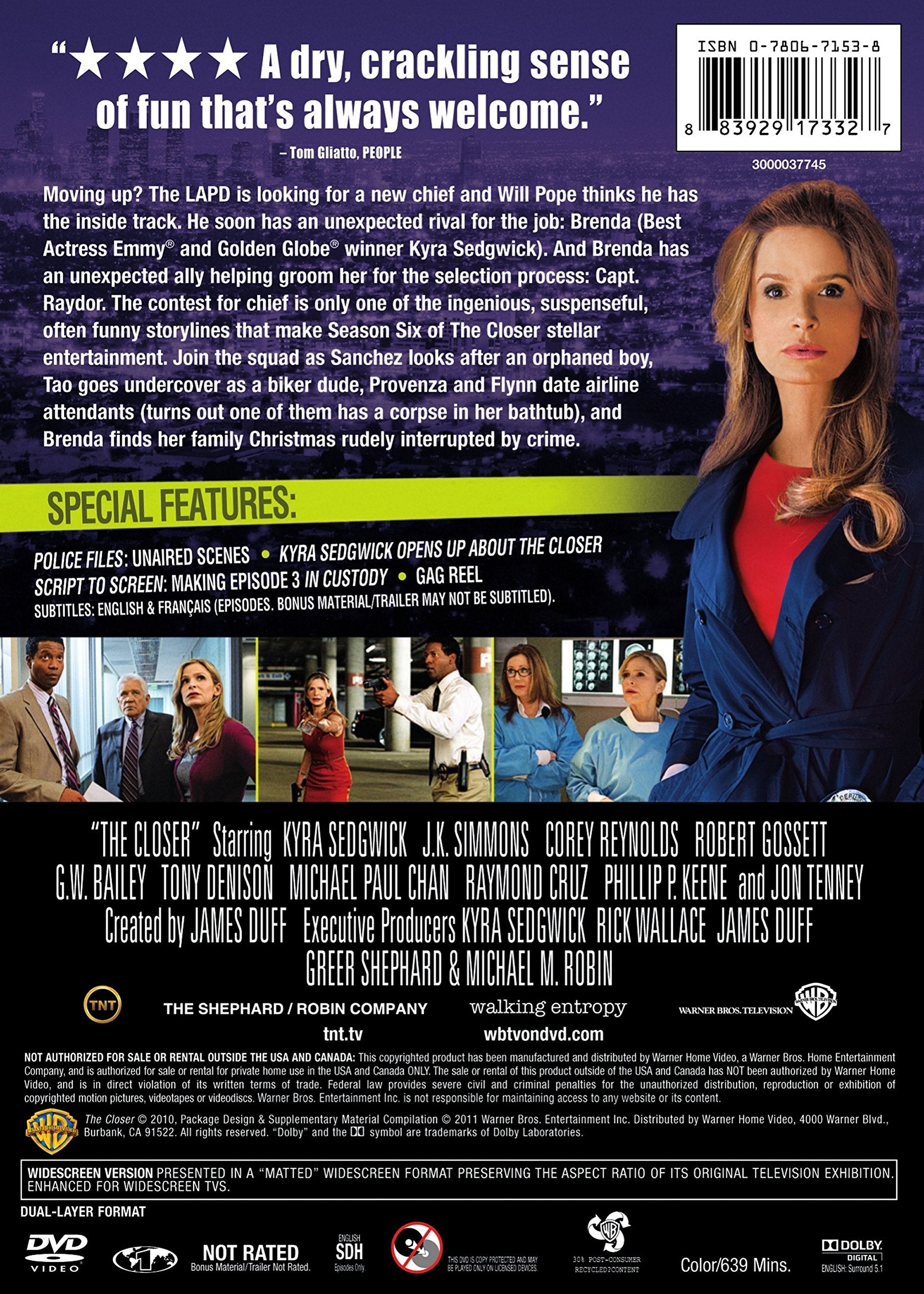 The Closer: The Complete Sixth Season