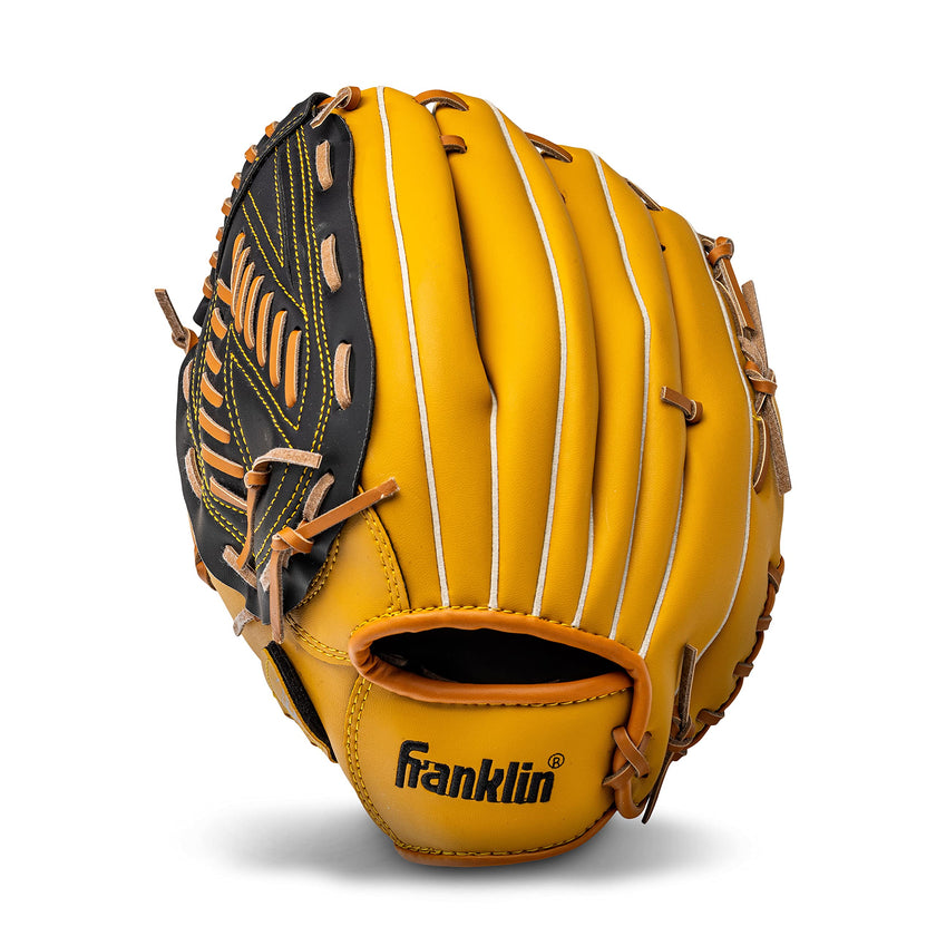 Franklin Sports Baseball and Softball Glove - Field Master - Baseball and Softball Mitt - Adult and Youth Glove - Outfield - Left Hand Throw - 13