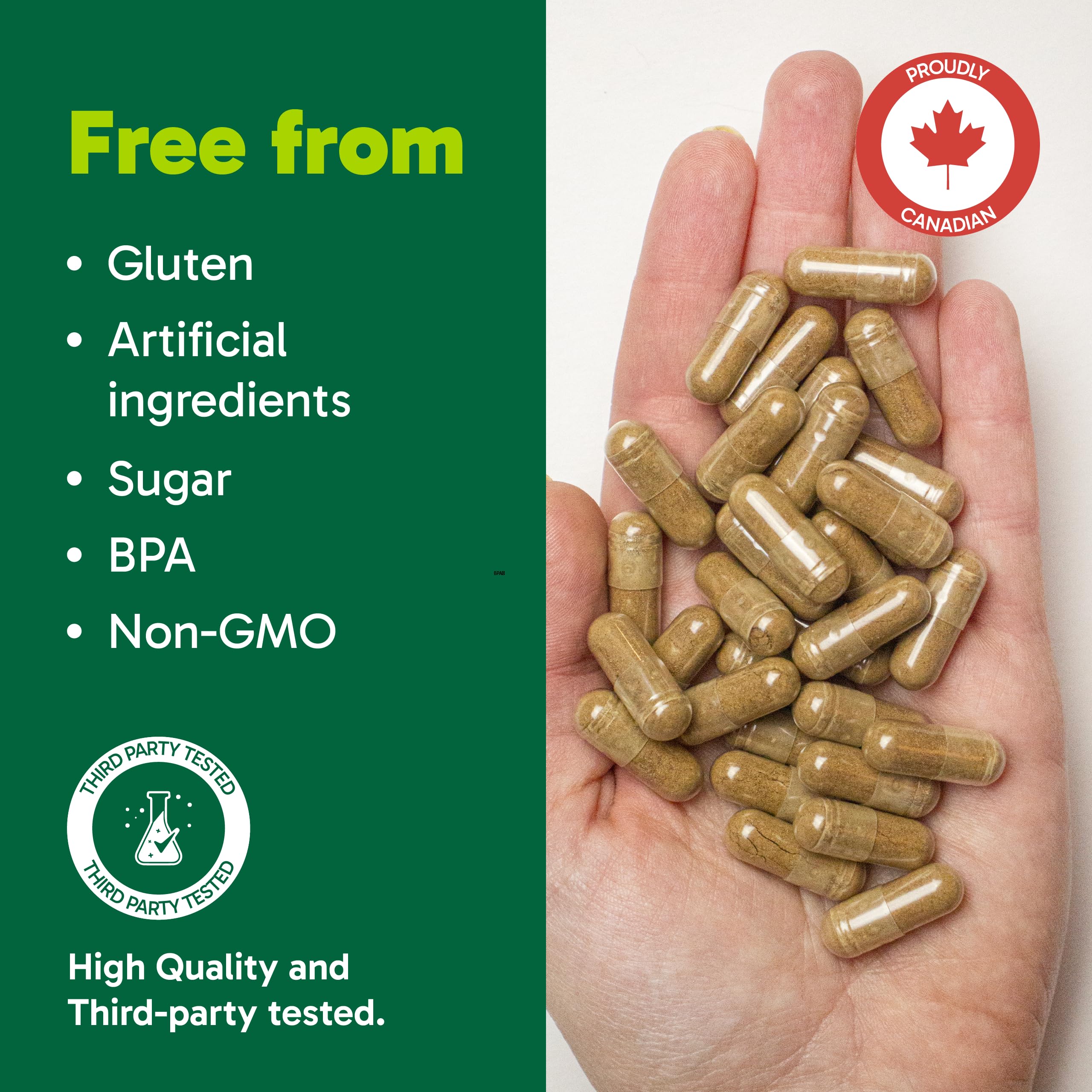 Organika Canadian-Made Maca 4:1 Strength 180 Vcaps - 3000mg | High Bioavialability Formula, Adaptogen to Help with Stress, Energy and Hormone Balance 🍁 All In One Marketplace Canada