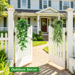 Der Rose 4Pcs Fake Plants, Artificial Plants Fake Hanging Plants for Boho Home Bathroom Bedroom Living Room Office Wall Shelf Decor Indoor Outdoor 🍁 All In One Marketplace Canada