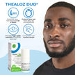 Thealoz Duo Eye Drops (2x10ml) - Clinically Proven Formula for Dry Eyes, Hydration with Hyaluronic Acid & Trehalose, Soothes & Lubricates, Tear Film Stabilization, Contact Lens Compatible (600 Drops) 🍁 All In One Marketplace Canada