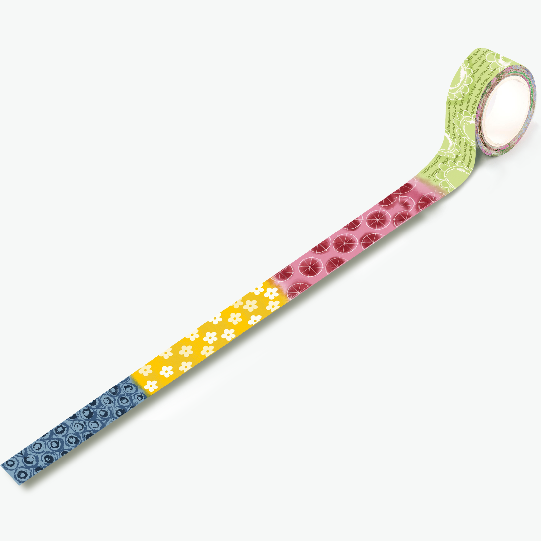 AALL and Create  Washi Tape - 92 - Denim Sunflowers