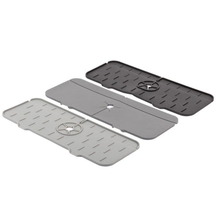 HOME ESSENTIALS 92073 Silicone Sink Faucet Mat 36.5X14CM