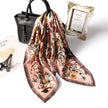 Women's Decorative Silk-Style Square Scarf 70x70cm – 15 Prints Canada USA