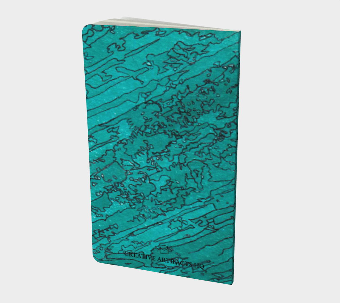 Small | Notebook | Etched in Turquoise