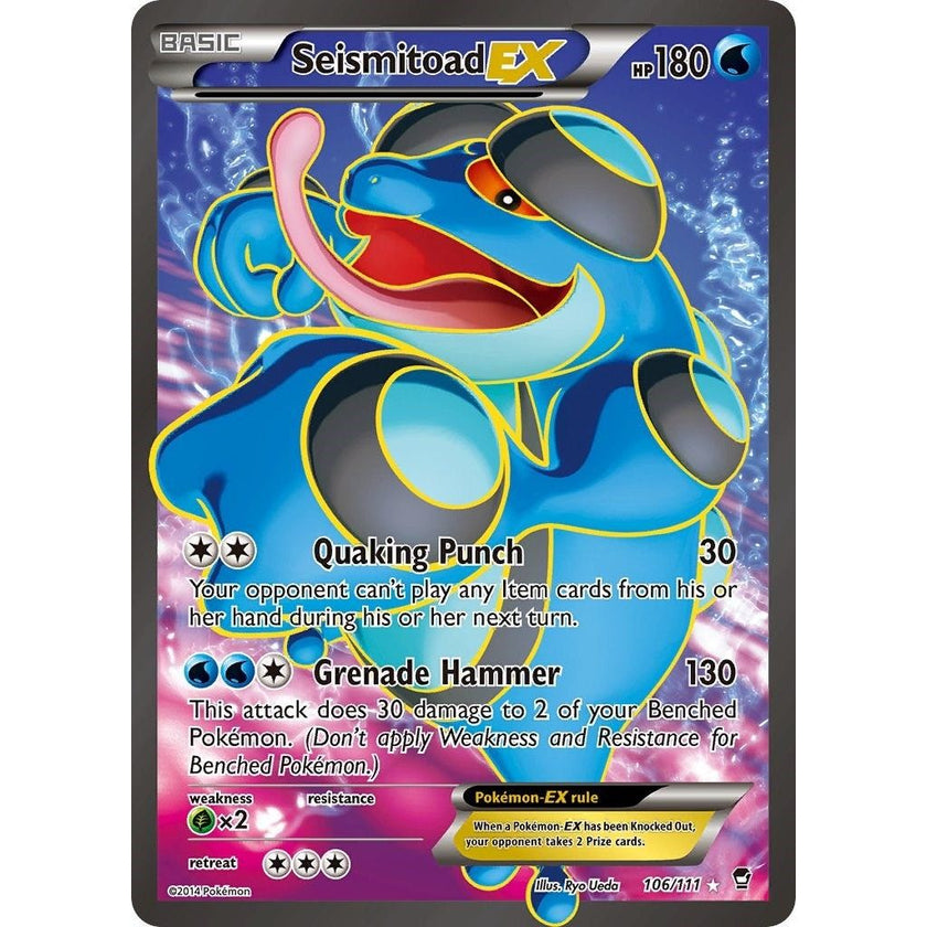 Seismitoad EX (106 Full Art) (106/111) (FFI)