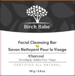 Birch Babe - Facial Cleansing Bar - Charcoal (115g)