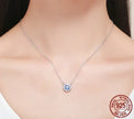 Guardian Evil Eye Sterling Silver Pendant Necklace