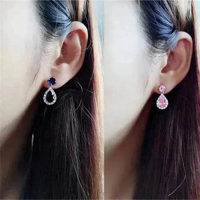 925 Sterling Silver Ear Needle Hypoallergenic Pearl drop Earrings For Women