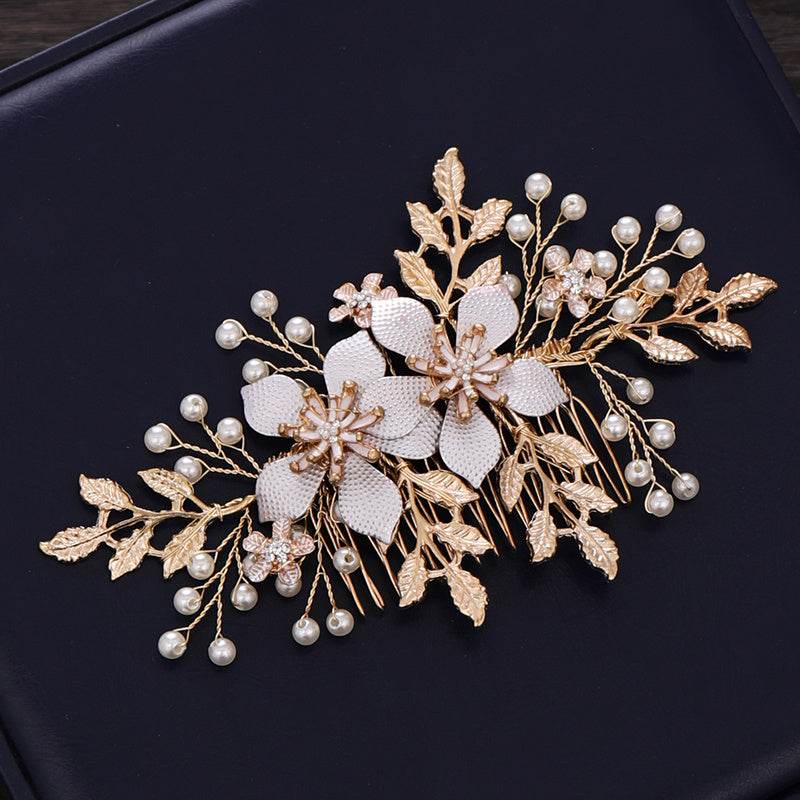 Bridal Headdress Wedding Pearl Hair Barrette