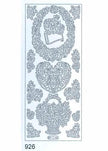 Deco Stickers - wreath/basket of roses