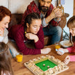 Children Dice Game,2-4 Player Family Wooden Board Table Math Games For Adults And Kids.