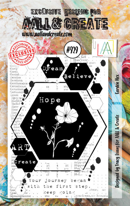 AALL and Create Stamp Set - 929 - Garden Hex