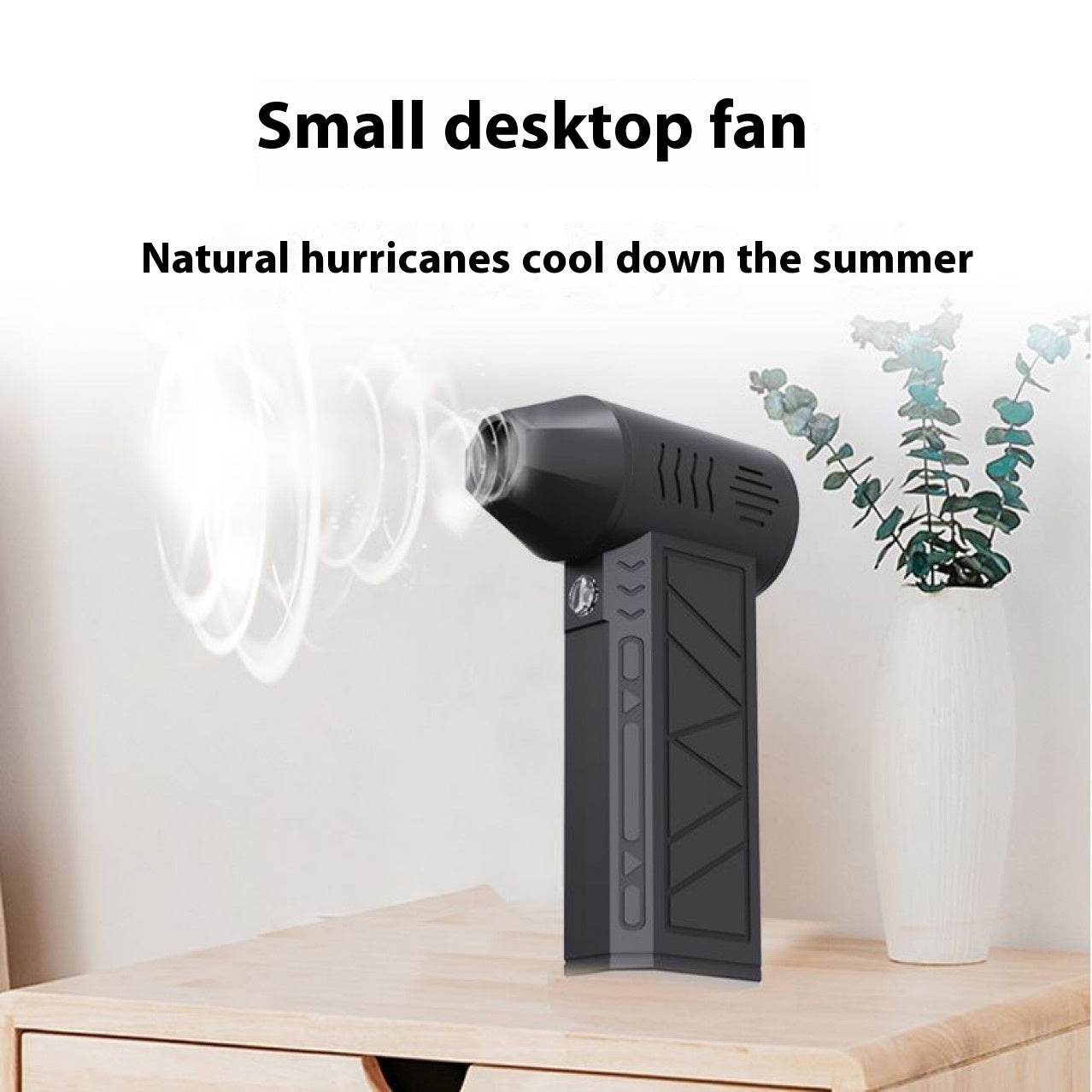 Mini USB Hair Dryer & Dust Blower with Brushless Motor