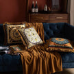 Pillow Sofa High-grade Sense Tassel Light Luxury style-gold rimmed Pillows
