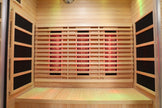 Blisspod, Venetian, Full Spectrum Indoor Premium Canadian Hemlock Ultra Low EMF Sauna, 11 Heaters & Chromotherapy– 3 Person