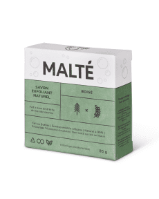 Malté - Exfoliating Soap Bar - Scented Wood (85g)
