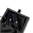 SILVER CANNABIS LEAF EARRING