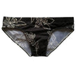 Simple Floral Printed Men's Underwear Swimming Trunks Briefs