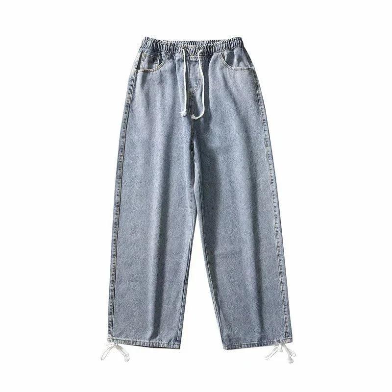 Straight Loose Autumn All-matching Draping Mop Pants