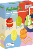 Fun Little Toys - 11 Pcs Wooden Pretend-Play Fruit Cutting Set for Kid Toys