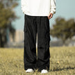Autumn And Winter Straight Casual Wide-leg Corduroy Baggy Cargo Pant Overalls Men