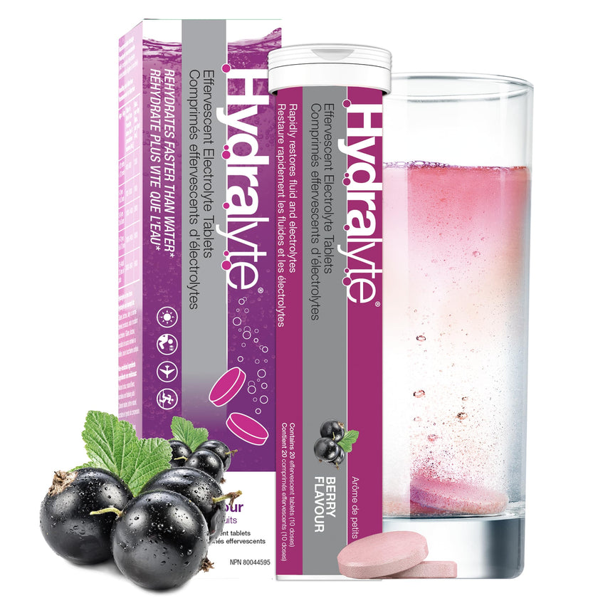 Hydralyte - Effervescent Tablets - Berry (20ct)