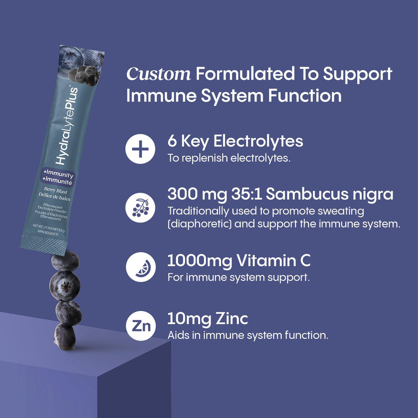Hydralyte - Elderberry Immune - Berry Blast (10ct)
