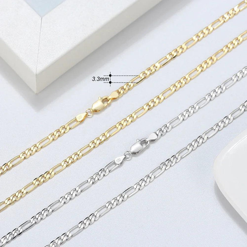 Women's Fashion Sterling Silver Chevron Necklace
