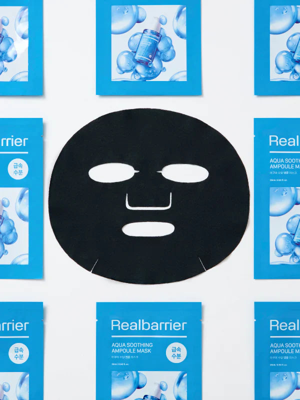 Real Barrier Aqua Soothing Ampoule Mask 28ml - 1 BOX / 10 PCS